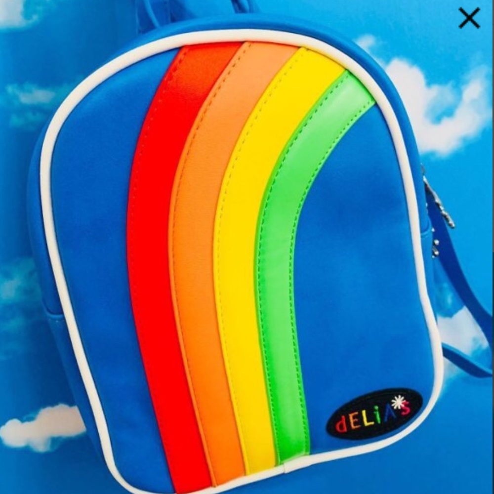 NWOT Delia’s X dolls kill rainbow backpack